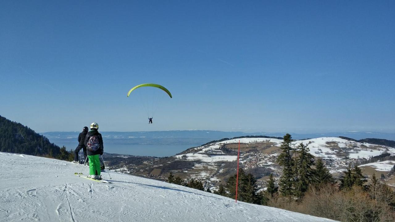 Appartement T2 A Bernex Avec Wifi, Vue Sur Montagne Exterior foto
